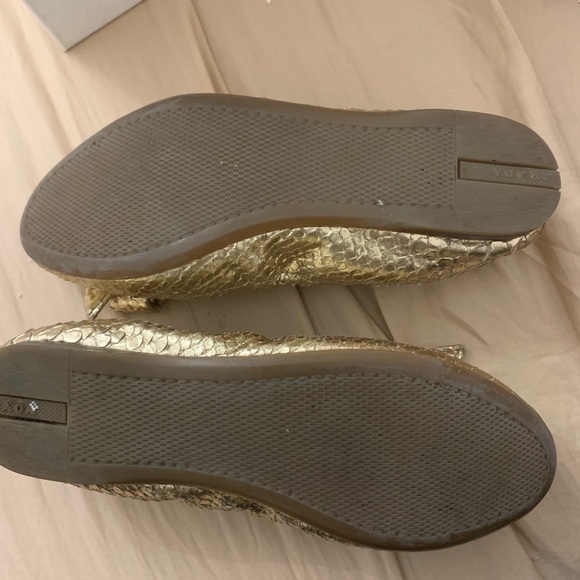 Prada gold snakeskin flats - Picture 4 of 5
